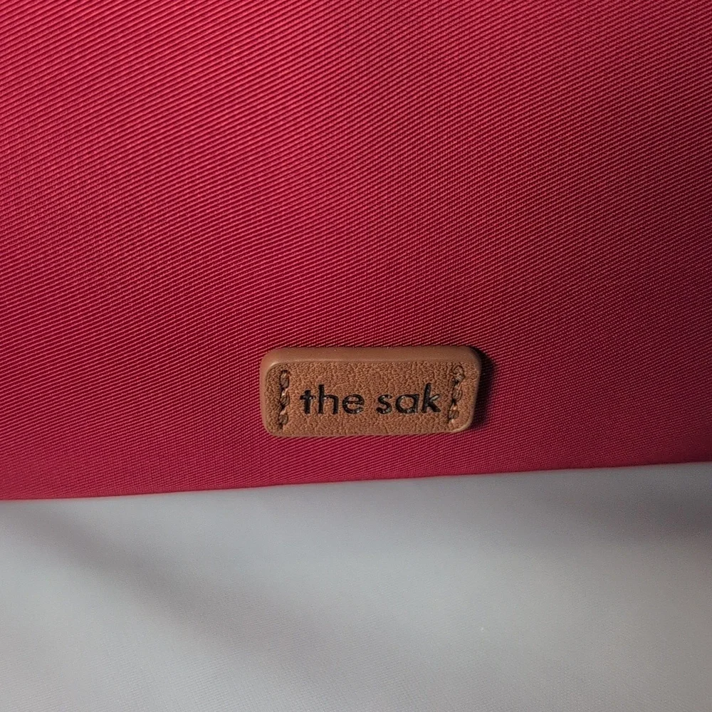 The Sak Esperato Crimson Nylon Crossbody Bag
